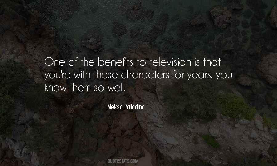 Quotes On Television Benefits #908462