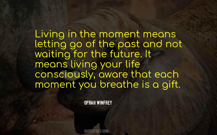 Quotes About Not Living In The Moment #321327