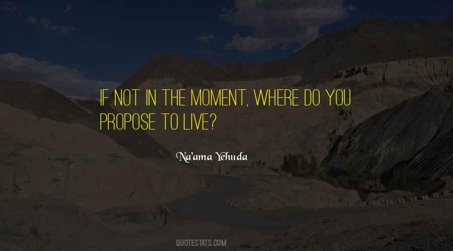 Quotes About Not Living In The Moment #385845