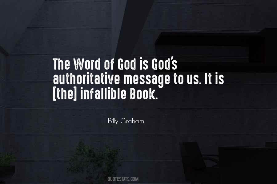 Quotes On The Infallible Word Of God #1821948