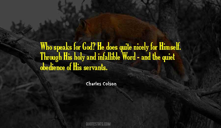 Quotes On The Infallible Word Of God #503551