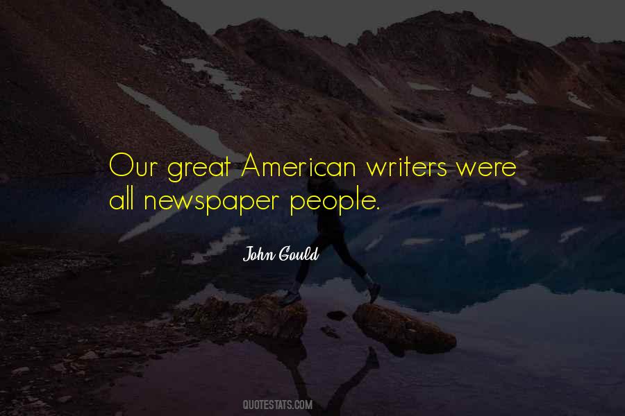 American Newspaper Quotes #1086239