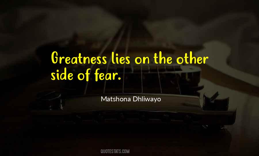 Quotes On The Other Side Of Fear #1318767