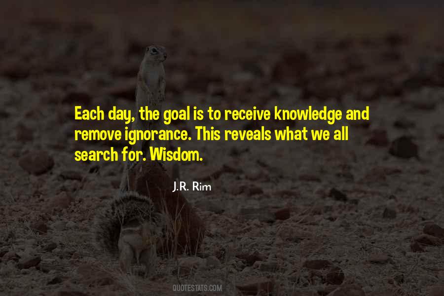 Quotes On The Search For Knowledge #147058