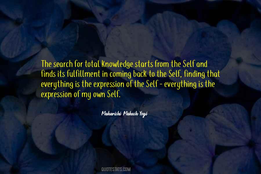 Quotes On The Search For Knowledge #1669438