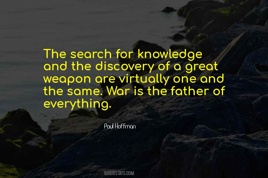 Quotes On The Search For Knowledge #666266