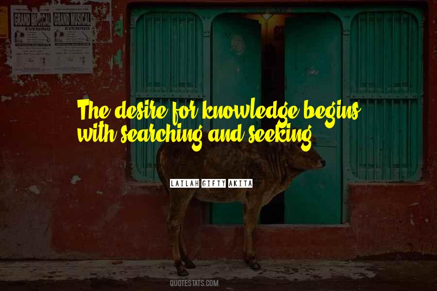 Quotes On The Search For Knowledge #883240