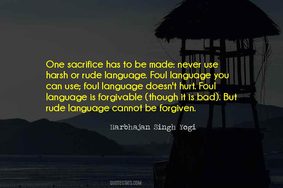 Quotes On The Use Of Foul Language #1463099