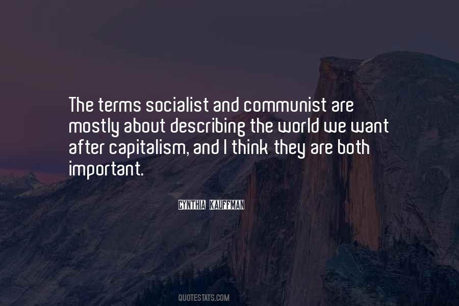 Socialist Communist Quotes #1264558
