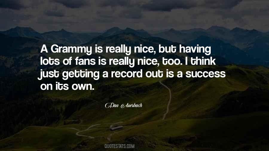 My Grammy Quotes #435964