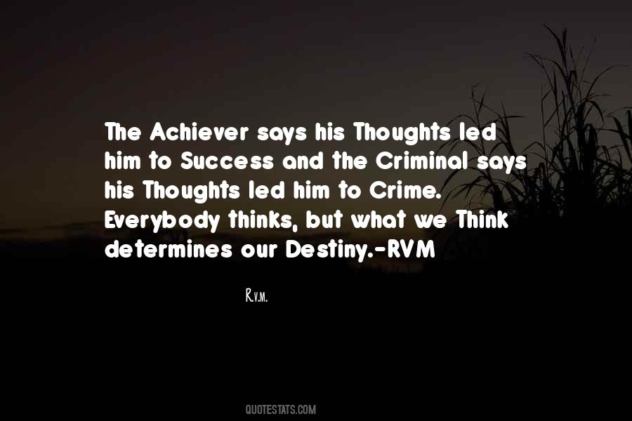 Quotes On Thoughts And Destiny #1166048