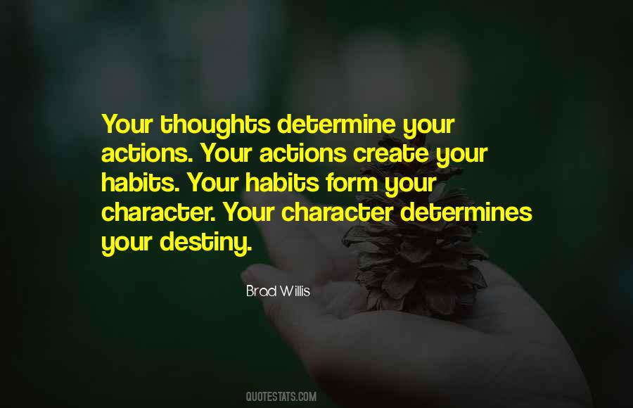 Quotes On Thoughts And Destiny #1441701