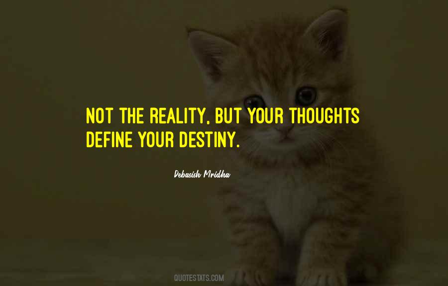 Quotes On Thoughts And Destiny #454225