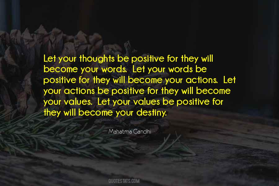 Quotes On Thoughts And Destiny #457025