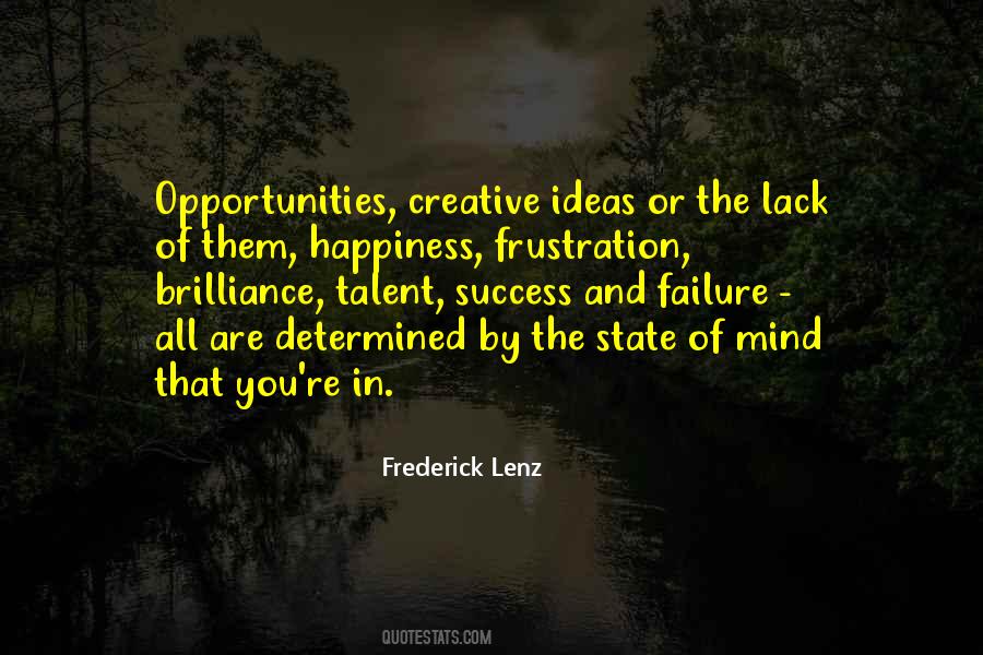 Lack Of Opportunity Quotes #346229