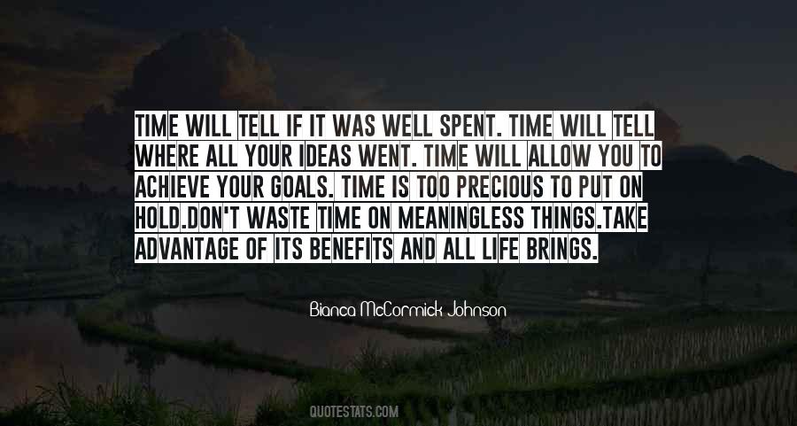 Quotes On Time Is Precious #337492