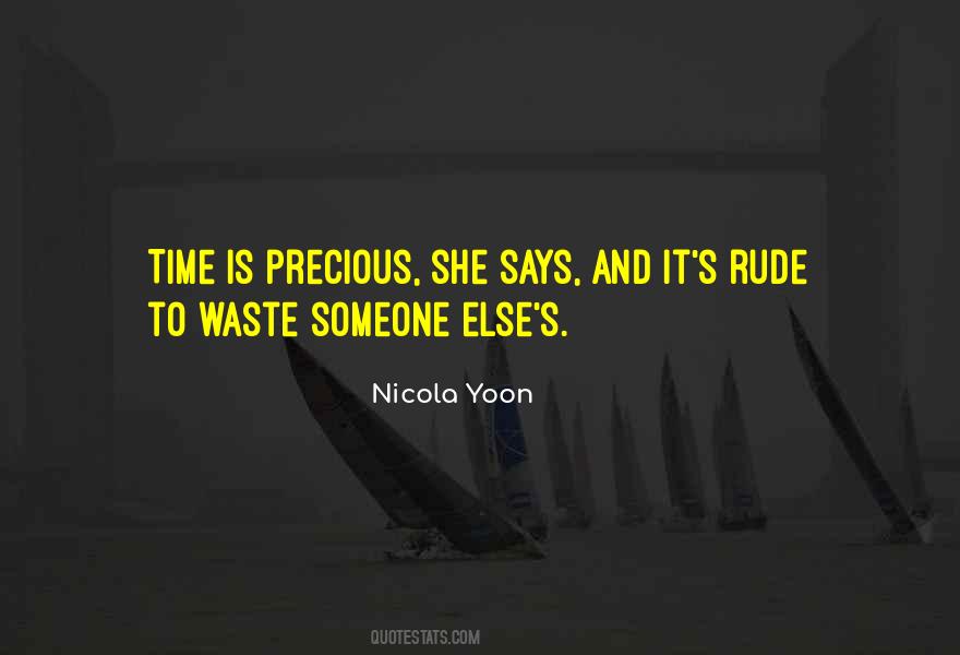 Quotes On Time Is Precious #620409
