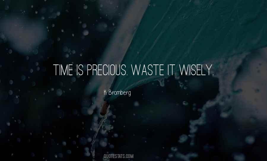 Quotes On Time Is Precious #705494