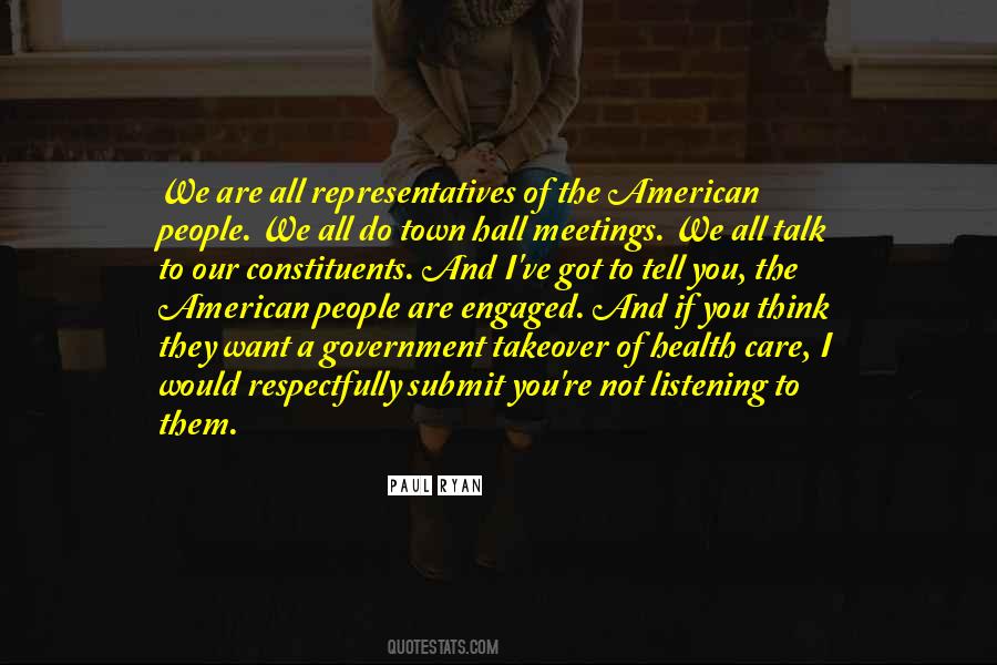 Quotes On Town Hall #1690859 Quotes On Town Hall #1690859