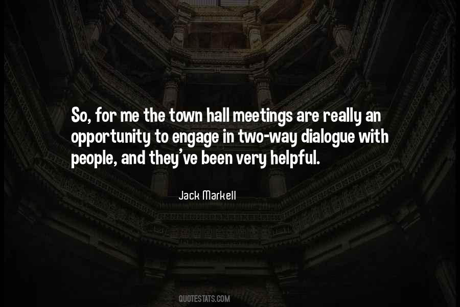 Quotes On Town Hall #706312