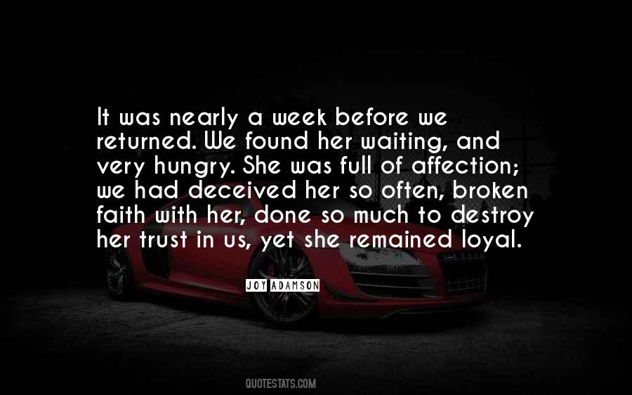 Quotes On Trust Broken #1055938