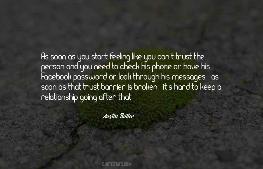 Quotes On Trust Broken #350574