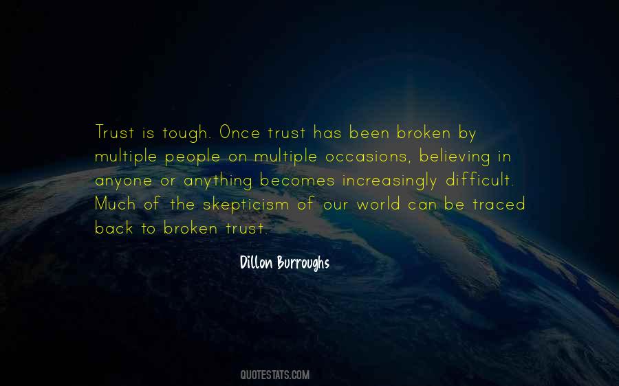 Quotes On Trust Broken #505513