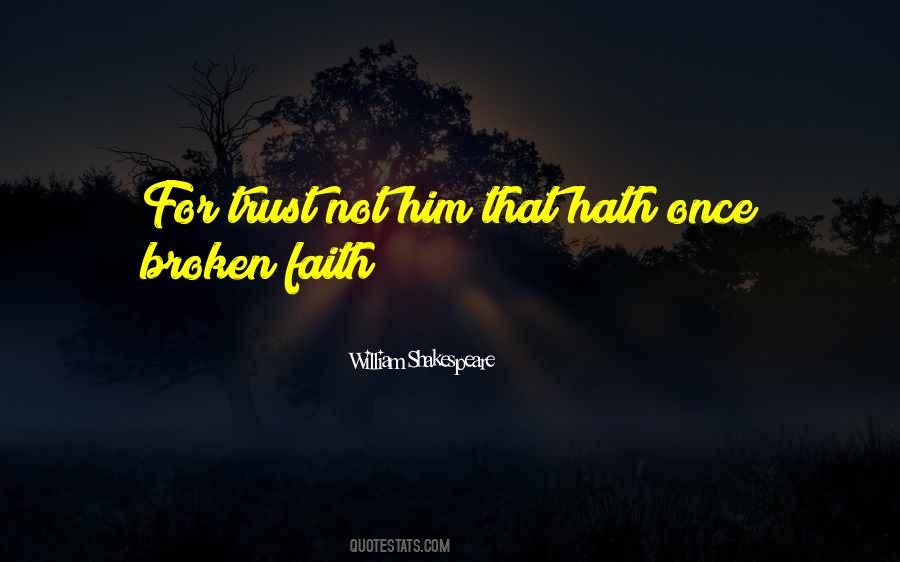 Quotes On Trust Broken #838713