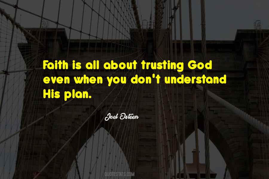 Quotes On Trusting God's Plan #1198051