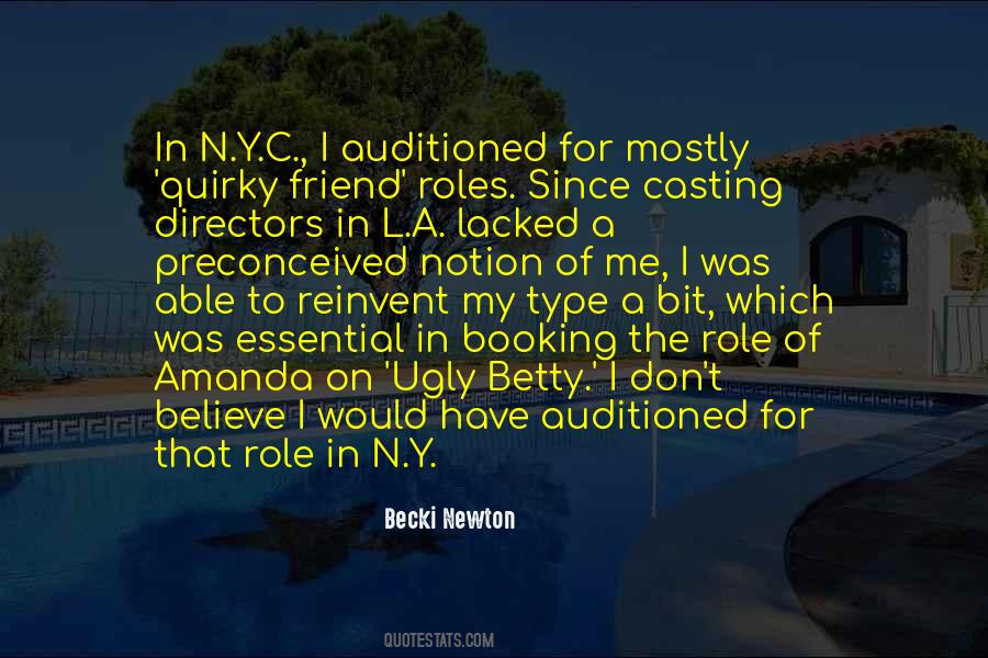 Quotes On Type Casting #666901