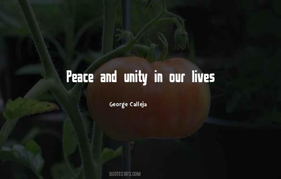 Quotes On Unity And Peace #1445876