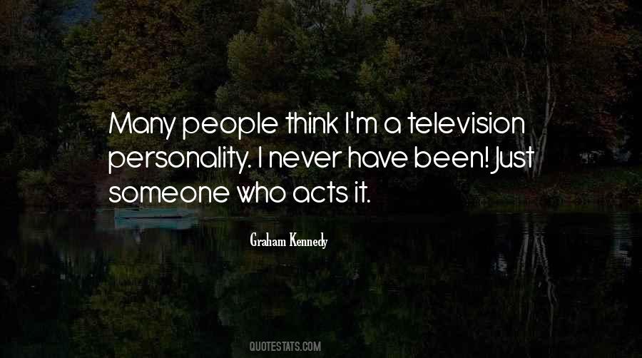 Television Personality Quotes #889819