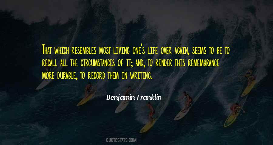 Record Of Life Quotes #1037458