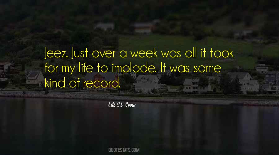 Record Of Life Quotes #204602