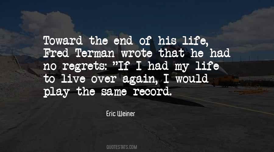 Record Of Life Quotes #304047