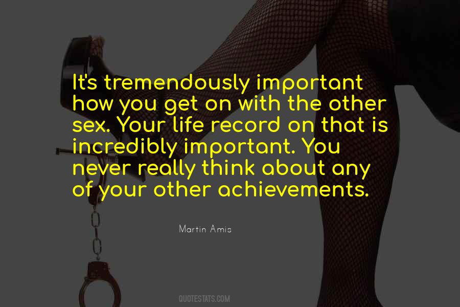 Record Of Life Quotes #376054