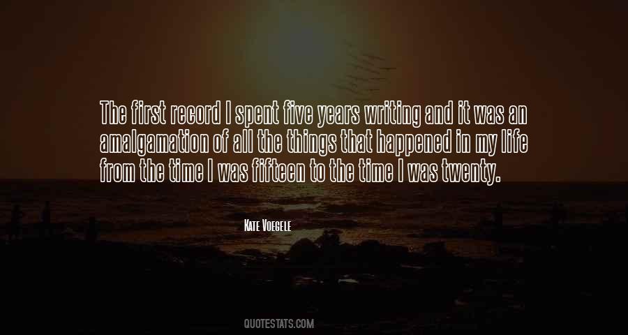 Record Of Life Quotes #998453