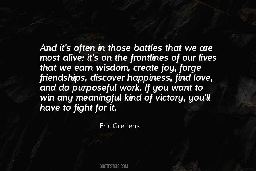 Quotes On Victory And Happiness #1428251