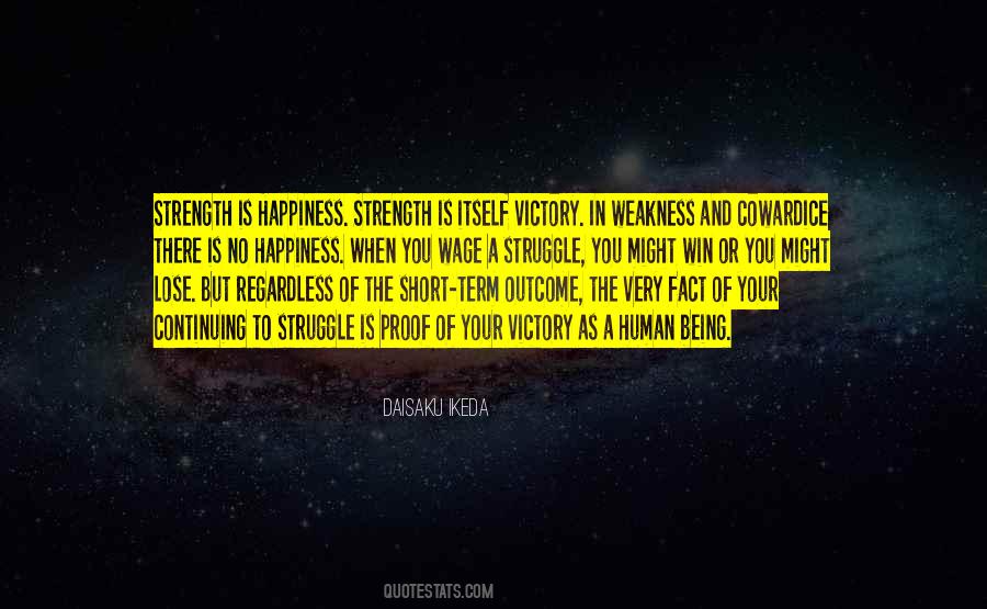 Quotes On Victory And Happiness #868630