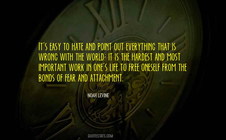 Free From Attachment Quotes #1129742