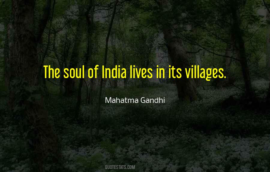 Quotes On Villages Of India #1156274