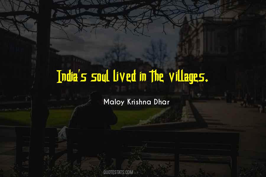 Quotes On Villages Of India #1647178