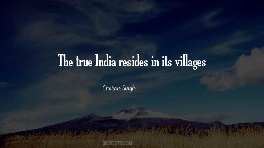 Quotes On Villages Of India #879997