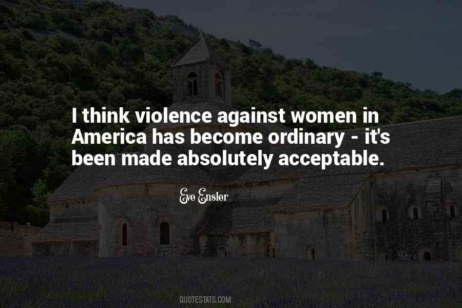 Quotes On Violence Against Women's #1364766