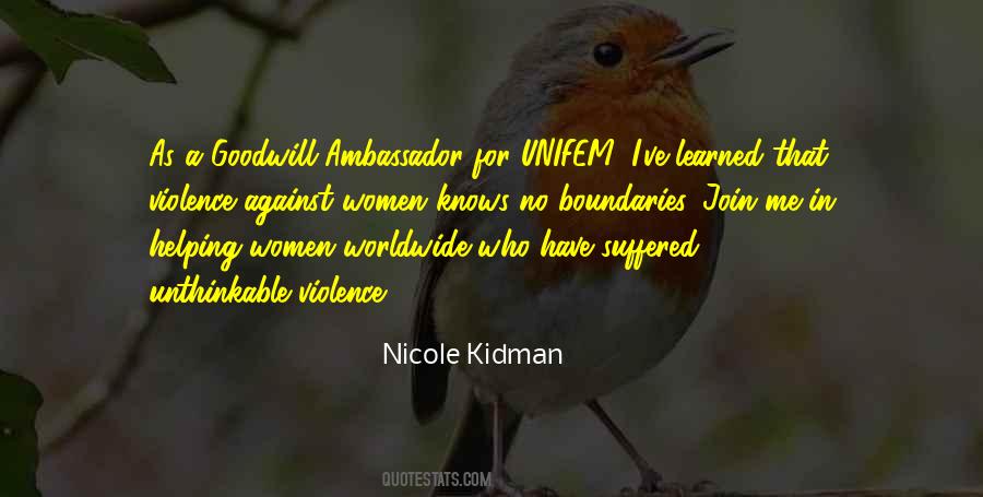 Quotes On Violence Against Women's #866197