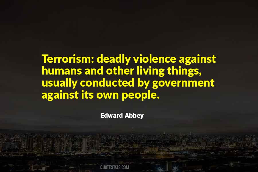 Quotes On Violence And Terrorism #1299719