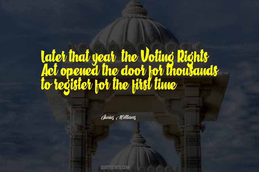 Quotes On Voting Rights #1158427