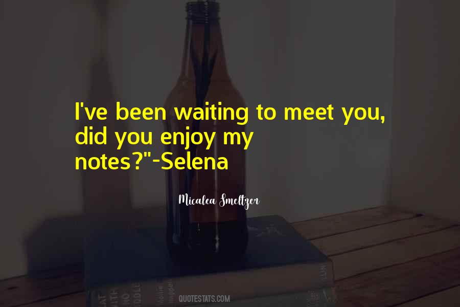 Quotes On Waiting To Meet You #656180