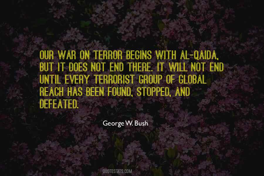 Quotes On War On Terror #1039954