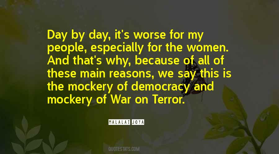 Quotes On War On Terror #1292748